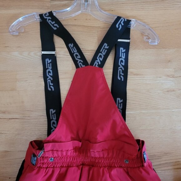 Spyder Vintage Bib Ski Pants Core Collection 2004 Red Black Deadstock New Small - Picture 5 of 7
